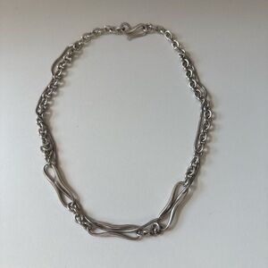 Chic Silver Chain Necklace